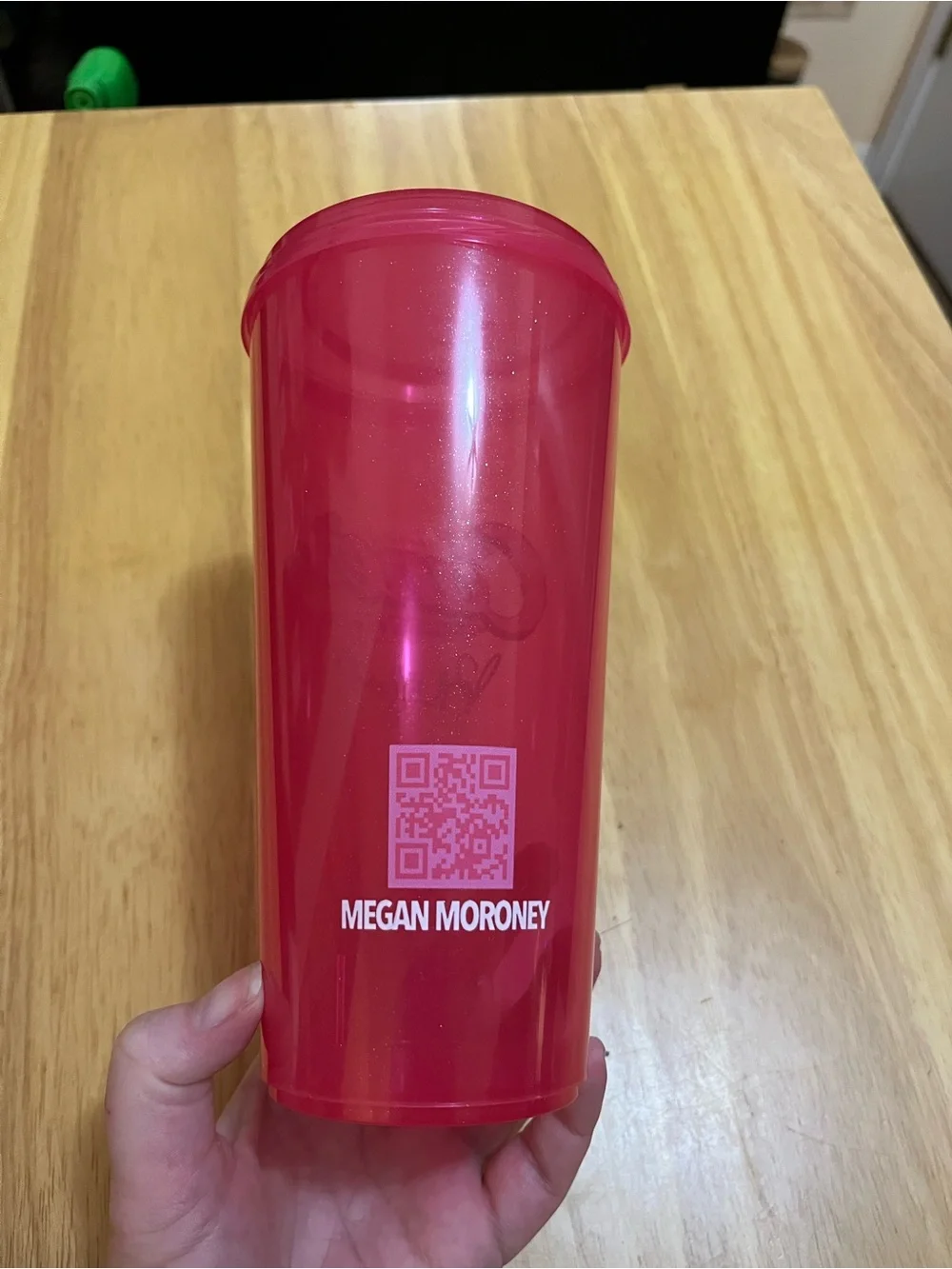 Raising Canes x Megan Moroney 32oz Pink Glitter Cloud 9 Tumbler Cup